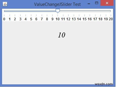 Java에서 JSlider의 값 변경을 감지하는 방법은 무엇입니까? 