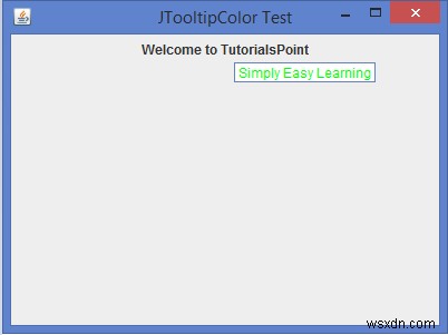 Java에서 JTooltip의 배경색과 전경색을 어떻게 변경할 수 있습니까? 