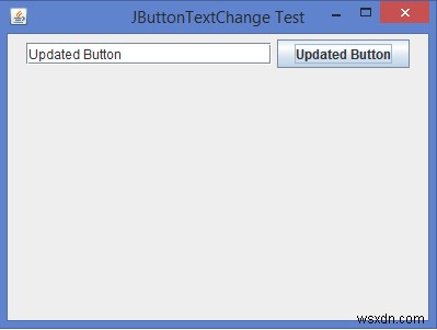 Java에서 JButton 텍스트를 어떻게 동적으로 변경할 수 있습니까? 