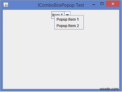 Java에서 사용자가 JComboBox를 마우스 오른쪽 버튼으로 클릭할 때 팝업 메뉴를 표시하려면 어떻게 해야 합니까? 