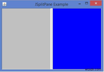Java에서 배경색을 JSplitPane으로 설정하려면 어떻게 해야 합니까? 