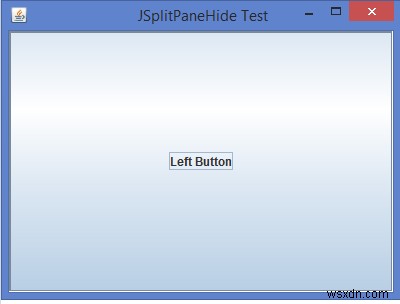 Java에서 프로그래밍 방식으로 JSplitPane의 왼쪽/오른쪽 창을 어떻게 숨길 수 있습니까? 