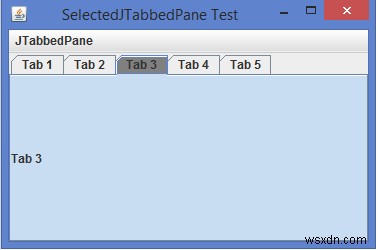 Java에서 JTabbedPane의 선택된 탭을 어떻게 강조 표시할 수 있습니까? 