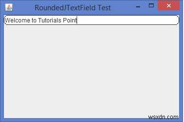 Java에서 둥근 JTextField를 어떻게 구현할 수 있습니까? 