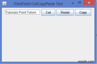 Java에서 JTextField의 잘라내기, 복사 및 붙여넣기 기능을 어떻게 구현할 수 있습니까? 