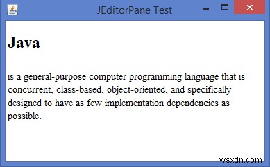 Java에서 JTextPane과 JEditorPane의 차이점은 무엇입니까? 