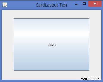 Java에서 CardLayout 클래스의 중요성은 무엇입니까? 