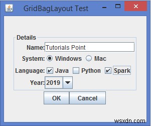 Java에서 GridBagConstraints 클래스의 중요성은 무엇입니까? 