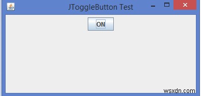 Java에서 JToggleButton을 어떻게 구현할 수 있습니까? 