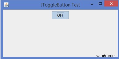 Java에서 JToggleButton을 어떻게 구현할 수 있습니까? 