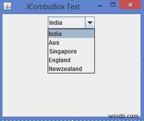Java에서 JComboBox와 JList의 차이점은 무엇입니까? 