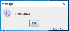 Java에서 다양한 유형의 JOptionPane 대화 상자는 무엇입니까? 