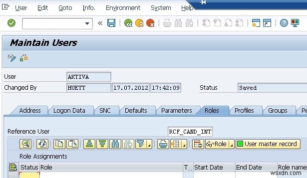 JAVA 애플리케이션에서 SAP RFC 함수 모듈 RFC_SYSTEM_INFO를 호출하는 데 필요한 사용자 권한 