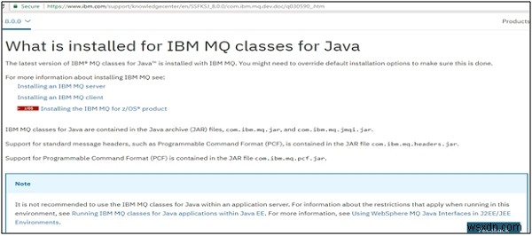 SAP 인터페이스에서 완료 코드 2, 이유 2161, MQJMS2002라는 오류 메시지가 표시됩니다. 