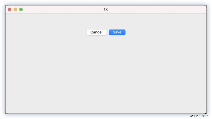 macOS에서 tkinter 버튼을 강조 표시하는 방법은 무엇입니까? 