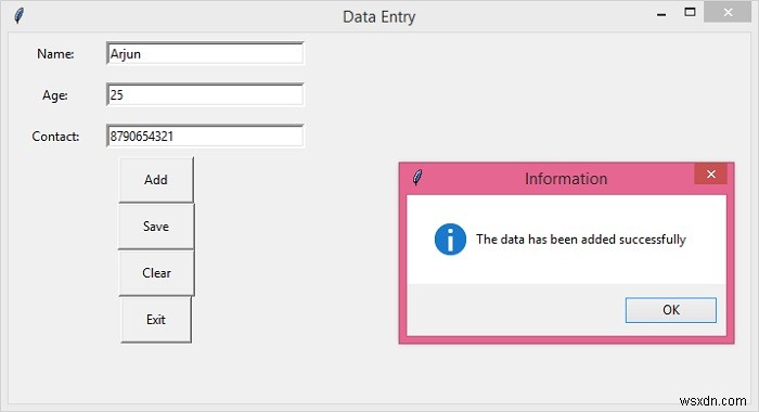 Python Tkinter – 입력 필드에서 CSV 파일로 데이터를 내보내는 방법은 무엇입니까? 