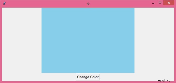 tkinter Canvas의 배경색을 동적으로 변경하는 방법은 무엇입니까? 