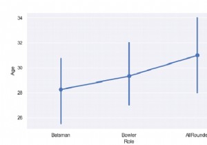 Python Pandas - Seaborn을 사용하여 범주형 변수로 그룹화된 수직 점 플롯 세트 그리기 
