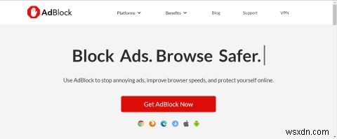 Edge, Chrome 및 Firefox용 상위 5개 광고 차단기