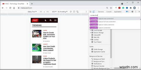 Chrome 및 Firefox에서 전체 페이지 스크린샷을 찍는 방법