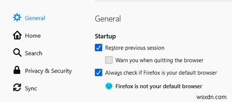 Chrome 및 Firefox에서 이전 세션을 복원하는 방법