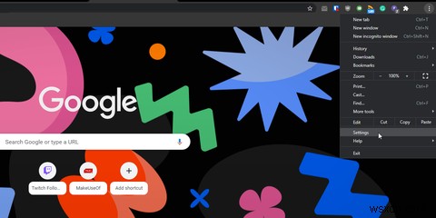 Chrome에서 Google 배경을 변경하는 방법
