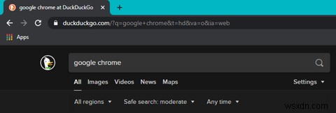 DuckDuckGo를 사용할 때 Chrome에서 계속 사용자를 추적할 수 있습니까?