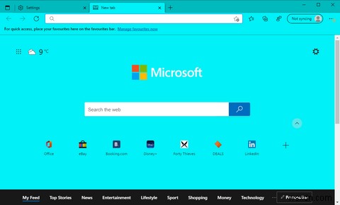 Microsoft는 Edge 브라우저에 사용자 지정 색상 액센트를 제공합니다. 