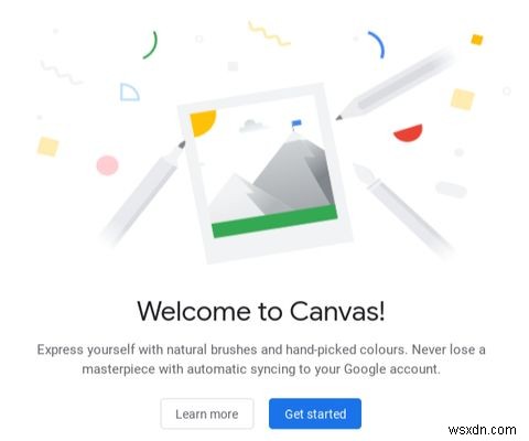Google Canvas는 낙서를 위한 그리기 앱입니다