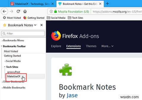Chrome 및 Firefox에서 책갈피에 메모를 추가하는 방법