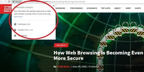 Google Chrome에서 사이트가 안전하지 않다고 경고하는 경우 수행할 작업