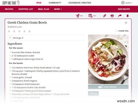Chrome의 모든 음식 블로그에서 요리 레시피를 깔끔하게 보는 방법