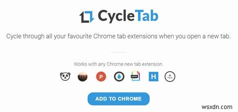 Chrome에서 즐겨찾는 새 탭 확장 프로그램을 순환하는 방법 