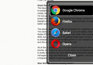 이 앱을 사용하면 Mac OS X에서 여러 브라우저를 더 효과적으로 관리할 수 있습니다.