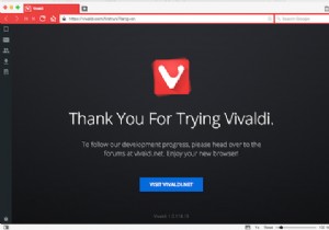 Vivaldi를 만나보세요:Power Users의 새로운 즐겨찾는 브라우저