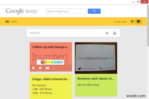 Chrome용 Google Keep:빠른 메모 작성을 위한 브라우저 내 솔루션 