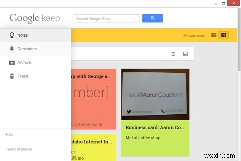 Chrome용 Google Keep:빠른 메모 작성을 위한 브라우저 내 솔루션 