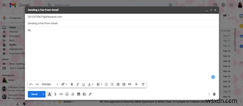 Gmail에서 팩스를 보내는 방법