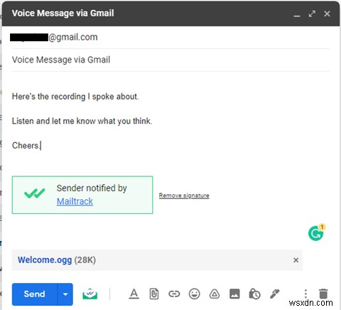Gmail에서 음성 메시지를 보내는 방법