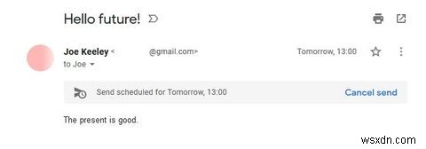 Gmail에서 이메일 전송을 지연하도록 예약하는 방법