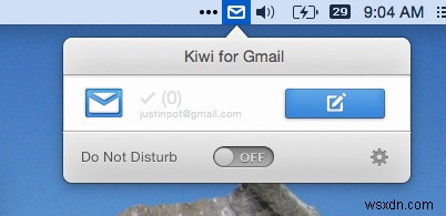 키위는 기본적으로 Mac용 Gmail입니다. 