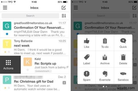 iPhone의 적절한 Gmail:4개의 Google 친화적인 이메일 앱