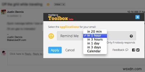 Gmail에 필요한 유일한 Chrome 확장 프로그램:mxHero Toolbox 