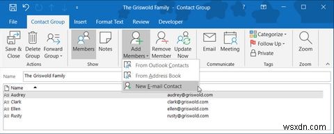 Outlook에서 이메일 그룹 및 메일 그룹을 만드는 방법