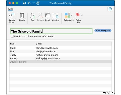 Outlook에서 이메일 그룹 및 메일 그룹을 만드는 방법