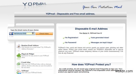 YOPmail로 임시 이메일 주소를 빠르게 만드는 방법