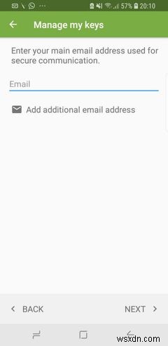 OpenKeychain을 사용하여 Android에서 암호화된 이메일을 보내는 방법
