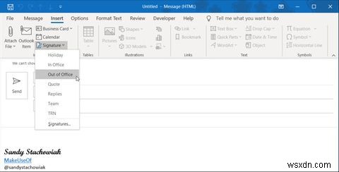 Microsoft Outlook에서 서명을 추가 및 변경하는 방법