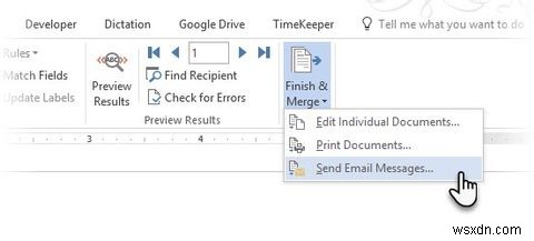 메일 병합을 사용하여 Outlook에서 개인화된 대량 이메일을 보내는 방법