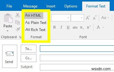 Microsoft Outlook에서 이메일 글꼴 및 서식을 편집하는 방법